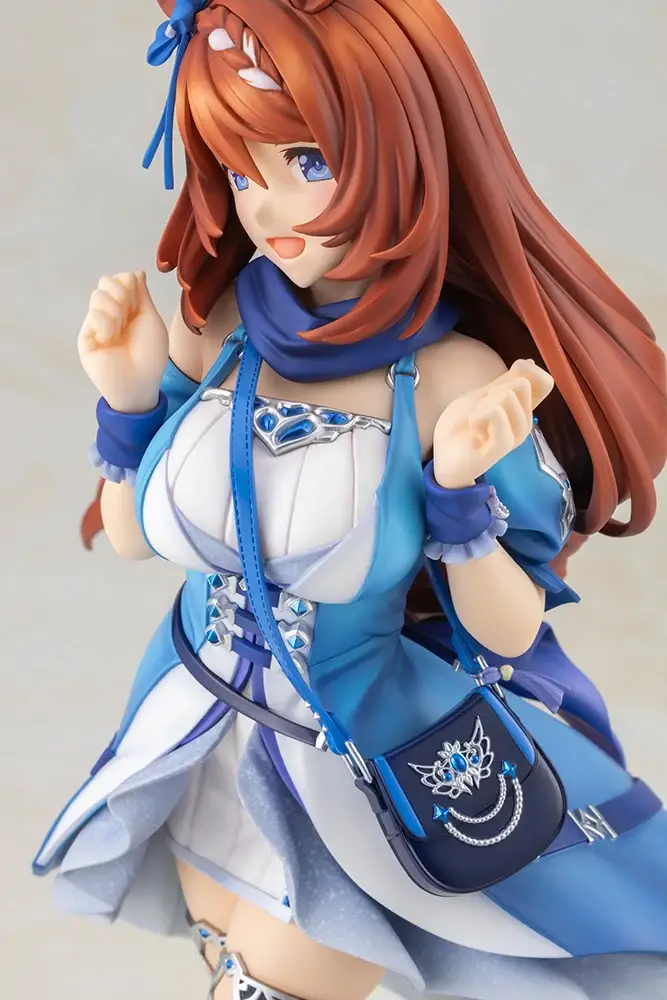 Figurine Super Creek de Uma Musume Pretty Derby par Kotobukiya, scale 1/7 en PVC peint, hauteur 276 mm